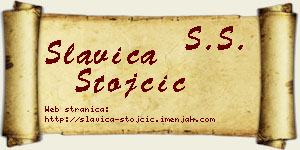 Slavica Stojčić vizit kartica